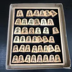 特選御将棋駒 伯山作 木箱付 C B7 - メルカリ