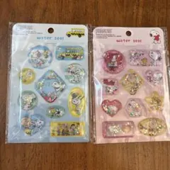 PEANUTS スヌーピー ウォーターシール ×2のサムネイル