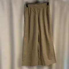 【未使用 タグ付き】coen ベージュ ワイドパンツ Lサイズ