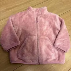 UNIQLO ベビー フリース アウター 80cm ピンク ユニクロ