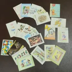 レア　Disney ポストカード まとめ売り ヴィンテージ風イラスト　21枚