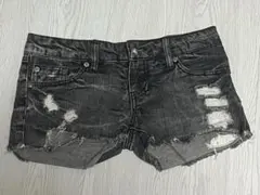 ダメージ ショートパンツ ジーンズ ハーフパンツ