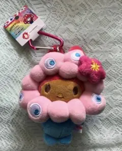 ミャクミャク サンリオ マイメロディ 日焼け カラビナ ぬいぐるみ