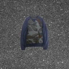 00s old gap カモ柄 ラグラン スウェット y2k M 古着