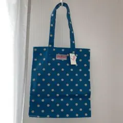 タグ付き　Cath Kidston キャスキッドソン　ブックバッグ　未使用　水玉