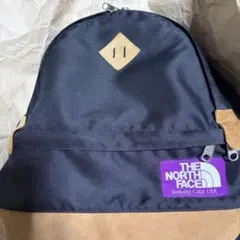 [人気希少]ノースフェイスパープルレーベルバッグパックブラック