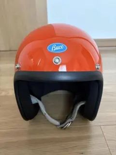 Buco ジェットヘルメット オレンジ ビンテージのサムネイル