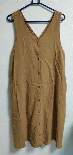 ジャンパースカート ロングワンピース