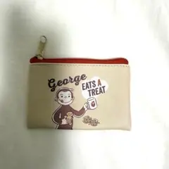 ジョージキッチン　おさるのジョージ　シークレット　フラットミニポーチ