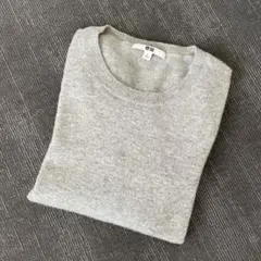 UNIQLO ユニクロ　カシミアセーター　レディース　Lサイズ　ライトグレー色