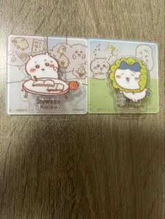 ちいかわ　アクリルシーンクリップビスケット　ちいかわ　ハチワレ