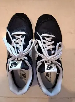 【美品】New Balance CM996BK2 ブラック/グレー 6.5 US