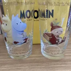 ムーミン ガラスコップ タンブラー　グラス2個セット　山加商店