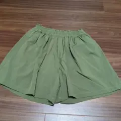 150センチ　カーキ　パンツスカート