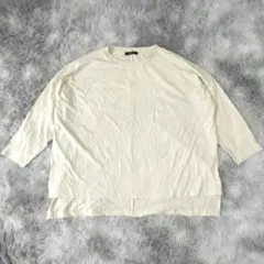 【AMERICANHOLIC】七分袖Ｔシャツ オフホワイト (F) 綿