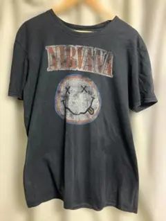NIRVANA VINTAGE HAPPY FACE TEE　Lサイズ