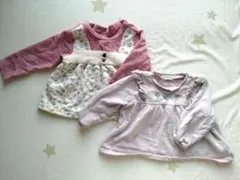 ロペピクニック　ナチュラルアラモード　長袖トレーナー　90サイズ　2点セット