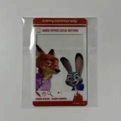新品 ディズニーストア じゃんけんカード ズートピア ニック ジュディ
