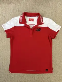 New Balance ポロシャツ レッド ホワイト サイズ0のサムネイル