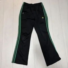 adidas ジャージパンツ M 黒/緑