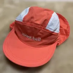 mont-bell サハラキャップkids バーミリオン