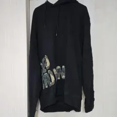 DEO CROWNS ブラック フード付きパーカー