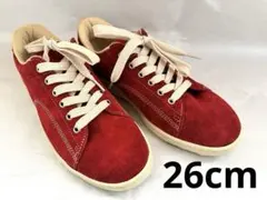 アーペーセー　A.P.C. スエードスニーカー 赤26cm 未使用のサムネイル