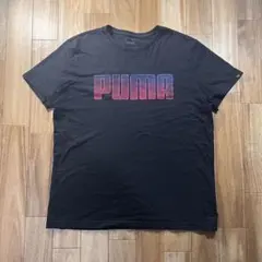 PUMA プーマ 半袖Tシャツ XL ビッグロゴ メンズ 黒 スポーツのサムネイル