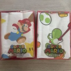 新品未使用　スーパーマリオ　バスタオル　セット　マリオ　ヨッシー　スター　未開封