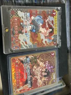 ワンピースカード レカフィグプロモ未開封サカズキ＆スモーカー(金文字