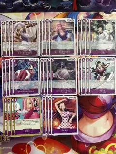 ワンピースカード　eb03 紫　R以下　4コン　セット　まとめ売り