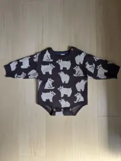 ニットロンパース トップス