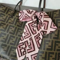 FENDI フェンディ ズッカ柄 メタリック ロール トートバッグ | Mercari