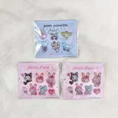 【新品】ナルミヤキャラクターズ　ぷっくりシール　メゾピアノ　ポンポネット　ベリエ