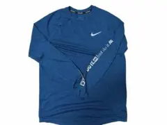 NIKE RUNNING DRI-FIT 長袖シャツ ブルー L 訳ありのサムネイル