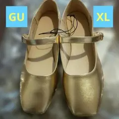 GU ワンストラップシューズ ゴールド XL新品未使用のサムネイル