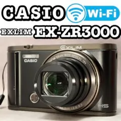CASIO EXILIM EX-ZR3000❤️動作確認済 スマホ転送 ブラック