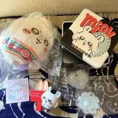 ちいかわ　モモンガ　ぬいぐるみ・キーホルダー・缶・ステッカー　セット　6点セット