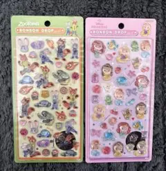 【正規品】ボンボンドロップシール ズートピア プリンセス 2点セット