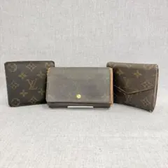 LOUIS VUITTON ルイヴィトン モノグラム 3点セット 財布