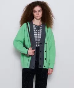 メゾンスペシャルDouble Color Layered Knit カーディガンのサムネイル