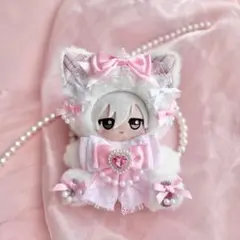 203 おすわりぬい服　着ぐるみ　ねこちゃん オーダー受付】全面裏地付き ぬい服 着ぐるみ おすわりねこちゃん 黄緑
