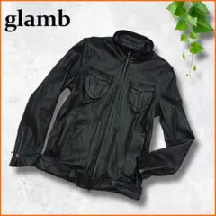 美品『グラム』シングルライダースレザージャケット 羊革 ベルト ダブルジップ 黒 2025年最新】glamb メンズ シングルライダースの人気アイテム - メルカリ