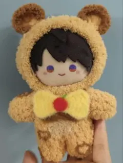 ハンドメイド ミナペルホネン くま ぬいぐるみ レトロ テディベア 雑貨