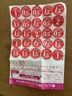 2026ヤマザキパン春のまつり6枚白いお皿　 シール30点