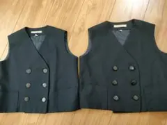 キッズ 幼稚園制服ベスト MとＬサイズ2枚セット