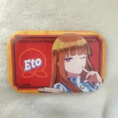 カラフルピーチえと　缶バッジ