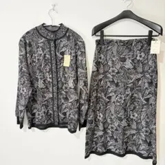 2点セット 新品♪ Naturam スカート 上下 セットアップ ニット L
