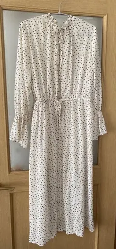 レイビームス　ドットシフォン2wayワンピース