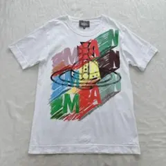 【美品】ヴィヴィアンウエストウッドマン　カットソー　半袖シャツ　オーブ　白のサムネイル
